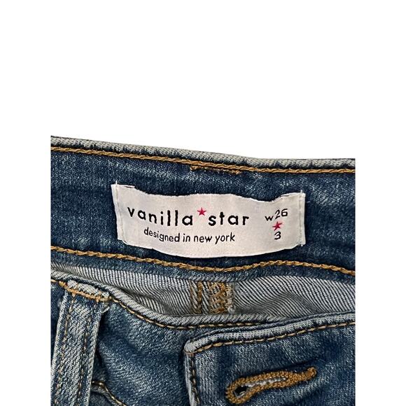 Vanilla Star Mid-Rise Womans Flared Jeans Size 3 - Picture 3 of 3